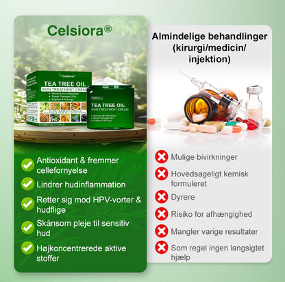 ✅Celsiora® Hudbehandlingscreme med tea tree-olie : Fjerner hudpletter, reparerer beskadiget hud, oplyser huden & anti-aging pleje ❤️‍🔥