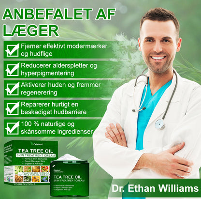 ✅Celsiora® Hudbehandlingscreme med tea tree-olie : Fjerner hudpletter, reparerer beskadiget hud, oplyser huden & anti-aging pleje ❤️‍🔥