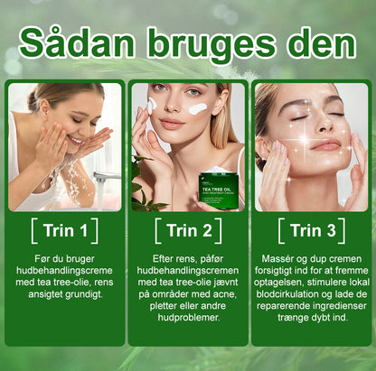 ✅Celsiora® Hudbehandlingscreme med tea tree-olie : Fjerner hudpletter, reparerer beskadiget hud, oplyser huden & anti-aging pleje ❤️‍🔥